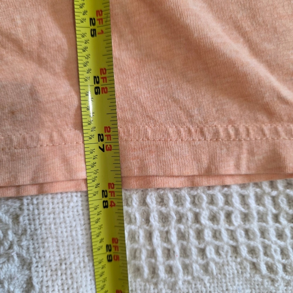 Travis Mathew Graphic Tee Mens L Peach Heather Logo‎ Pima Cotton Coastal Golf - Picture 7 of 8